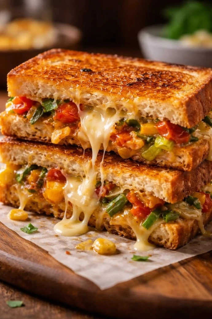cheese corn sandwich